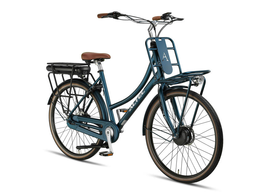 Altec Kratos E-bike 28 inch – 53 cm – Voorwielmotor – 468Wh – Shimano Nexus 7 – Hydraulische Schijfremmen – Night Blue - AE-trading