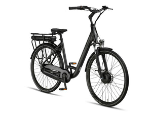 Altec Diamond E-bike 28 inch – 53 cm – 468Wh – Voorwielmotor – Shimano Nexus 7 – Hydraulische Schijfremmen – Mat Zwart – Elektrische Stadsfiets - AE-trading