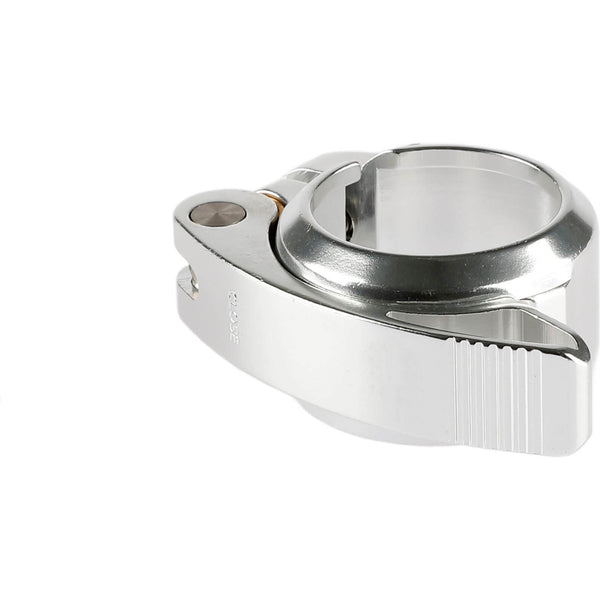 Mirage zadelpenklem met snelspanner 38.5mm zilver - AE-trading