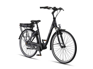 Altec Atlanta Elektrische Fiets 28 inch – 49 cm – 518Wh – Middenmotor 80Nm – Shimano Nexus 7 – Mat Zwart – V-brakes – Elektrische Stadsfiets - AE-trading