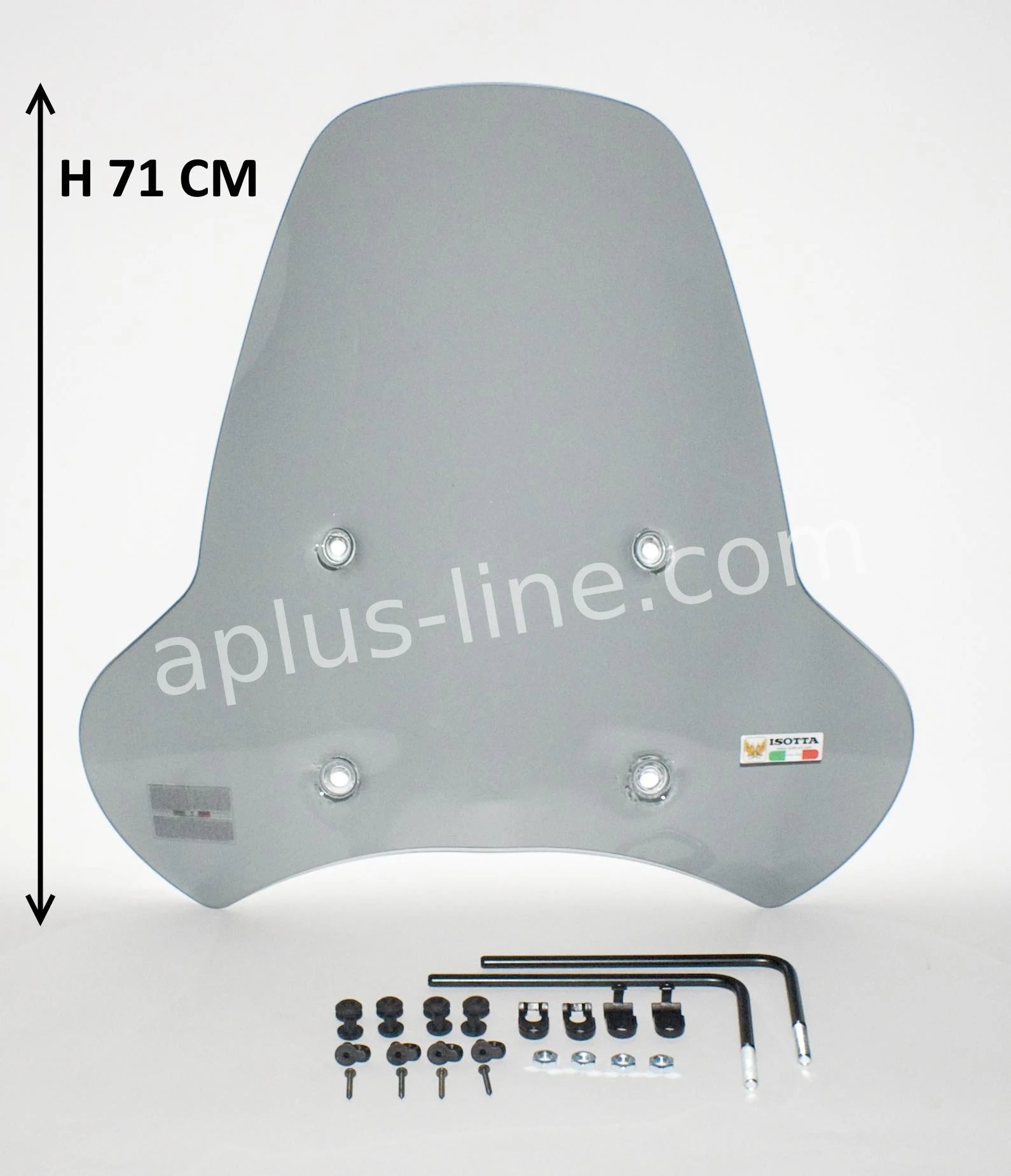 Windscherm Isotta Pico / San Remo / New Flash/ N Series / Monasso Smoke - AE-trading