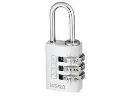 Abus cijferhangslot 145/20 zilver (hangverpakking) - AE-trading