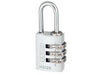 Abus cijferhangslot 145/40 zilver (hangverpakking) AE-trading