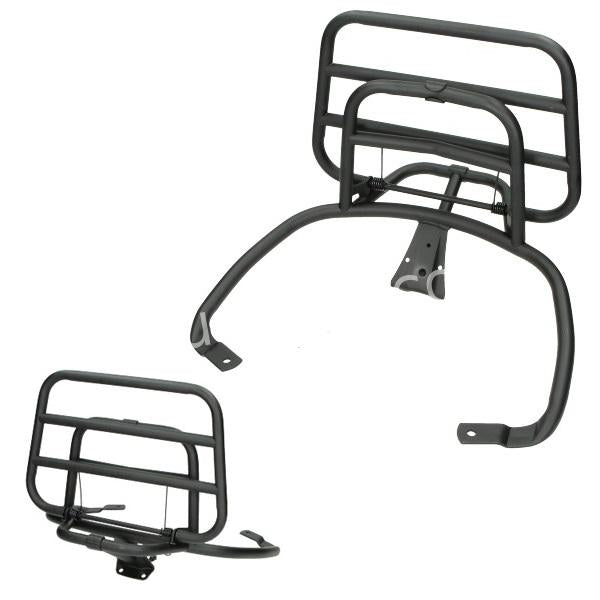 Achterklapdrager Aplus Passend Op Vespa Primavera/Sprint Mat Zwart - AE-trading