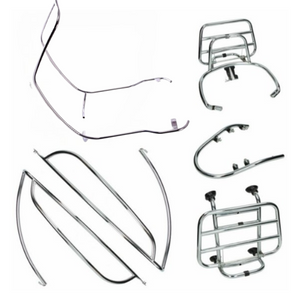 Valbeugelset 5 Delig Aplus Passend Op Vespa Primavera / Sprint Chroom - AE-trading