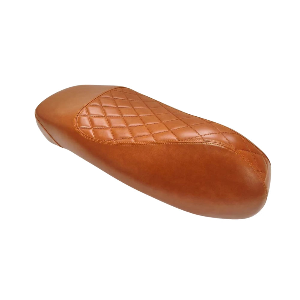 Mono Zadel Aplus Passend Op Vespa Gts 125/300 Bruin - AE-trading