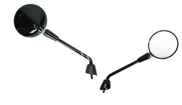 Spiegelset Aplus Passend Op Vespa Primavera / Gts (M8) Glans Zwart (Lang) - AE-trading