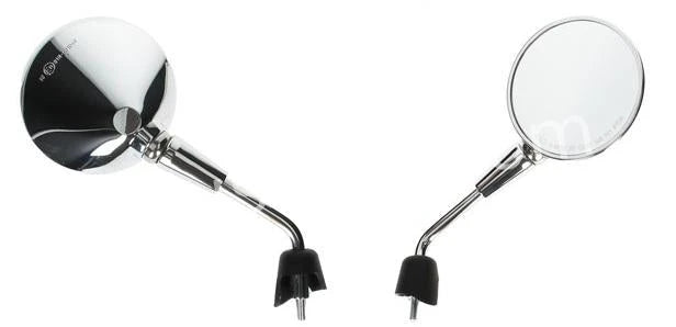 Spiegelset Aplus Passend Op Vespa Primavera / Gts (M8) Chroom (Kort) - AE-trading