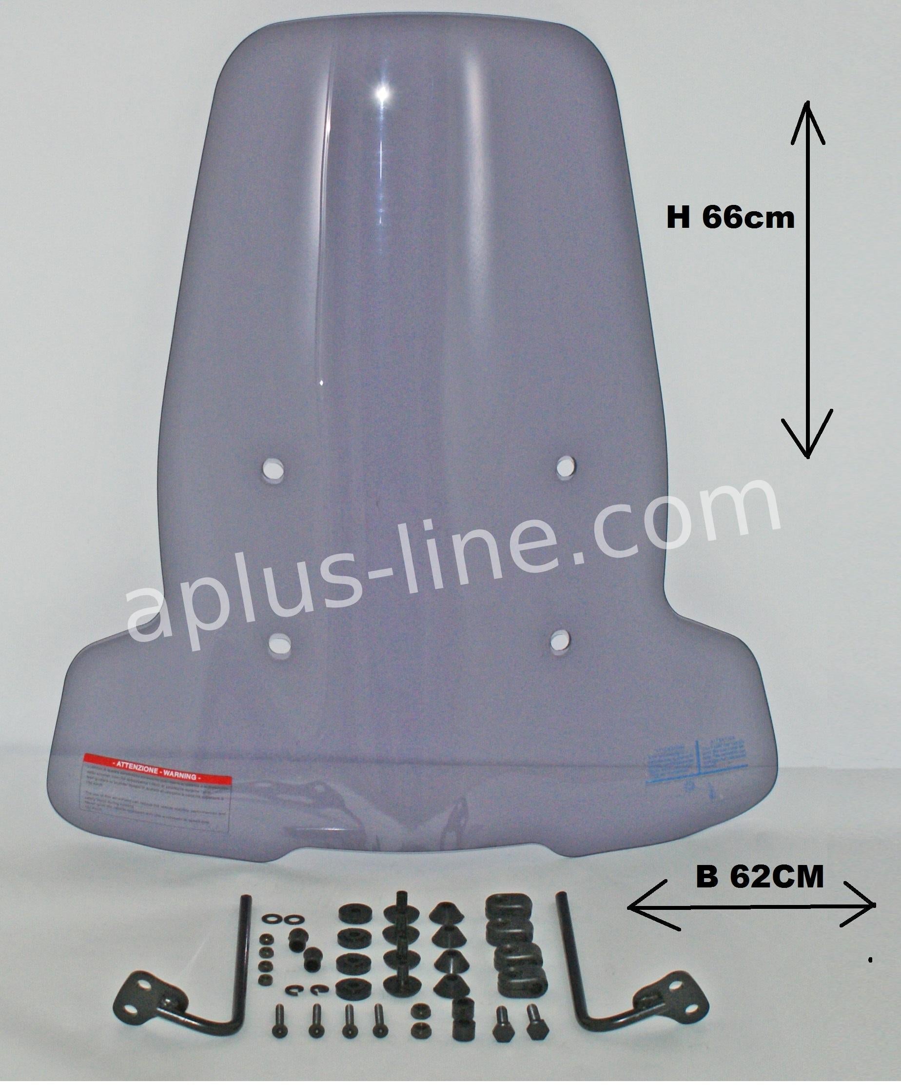 Windscherm Aplus Passend Op M Serie Smoke - AE-trading