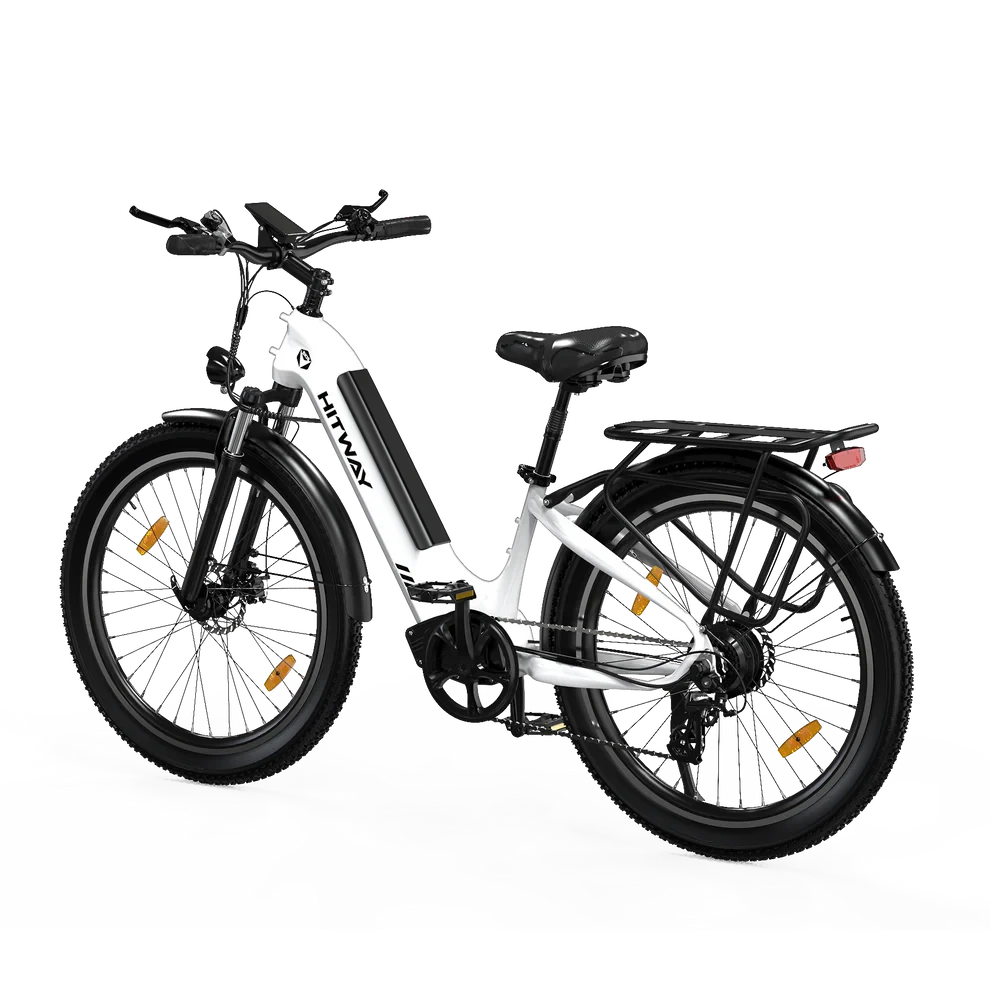 Hitway BK16 Elektrische Fiets 26 Inch 3.0 E-bike 48V 18Ah Wit AE-trading