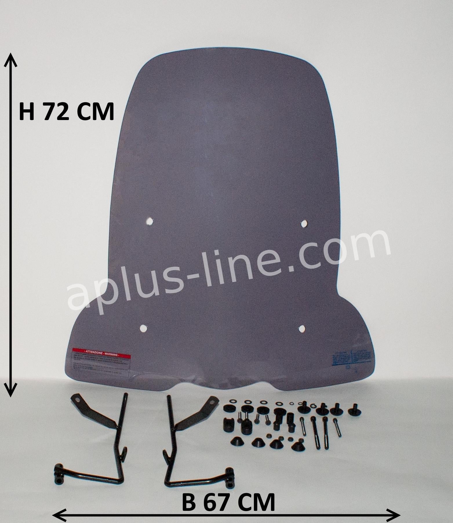 Windscherm Aplus Passend Op Peugeot Kisbee Smoke - AE-trading