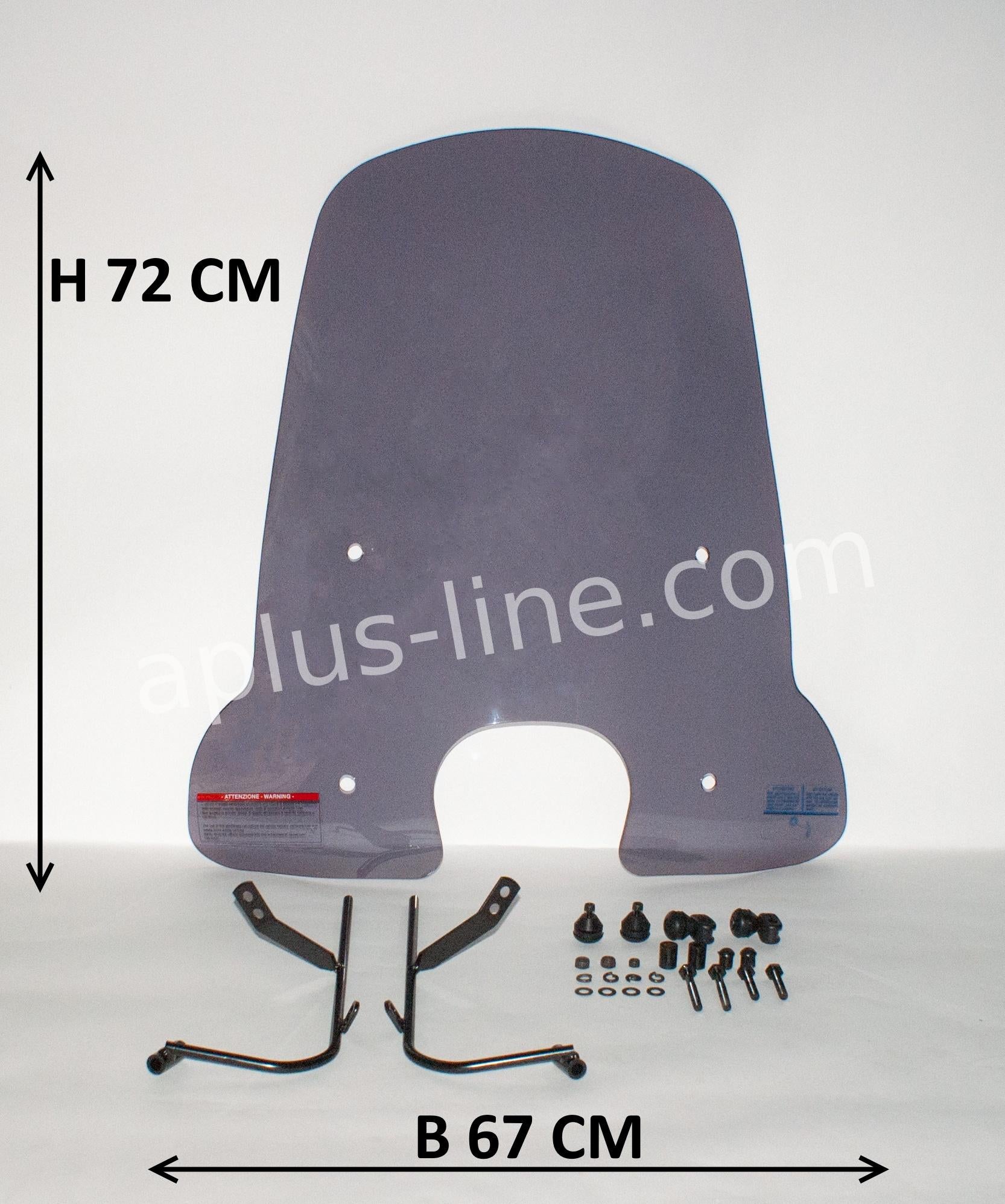 Windscherm Aplus Passend Op Sym Fiddle Iii Smoke - AE-trading