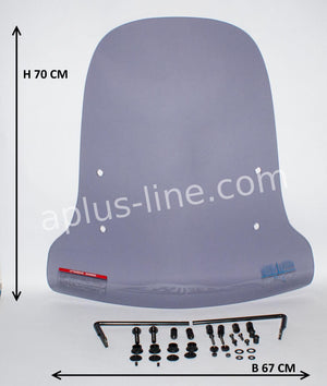 Windscherm Aplus Speedy / Vici / Goccia Smoke - AE-trading