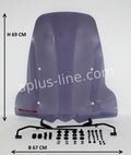 (Alleen Windscherm) Aplus Passend Op Kymco Agility 16 Inch Smoke (Geen Beugels) - AE-trading