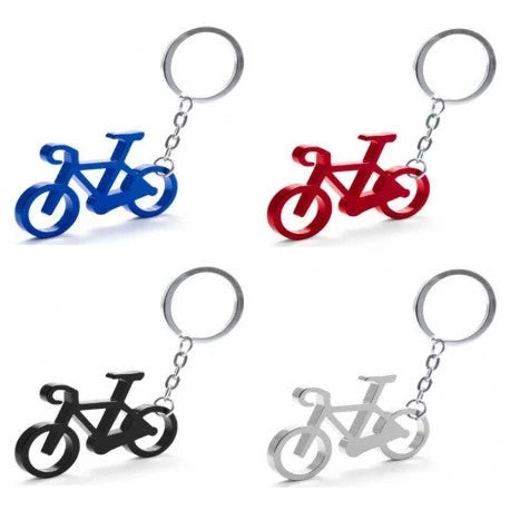 Sleutelhanger fiets, aluminium. sorti kleur AE-trading