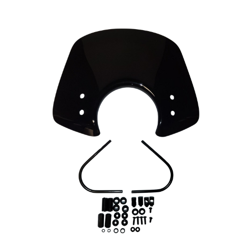 Windscherm Aplus Passend Op Gts Laag Glans Zwart - AE-trading