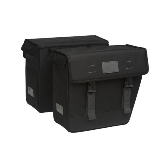 New Looxs Origin Dubbel tas zwart. afmeting:37,5 x 34 x 15,5 cm. inhoud: 39l - AE-trading