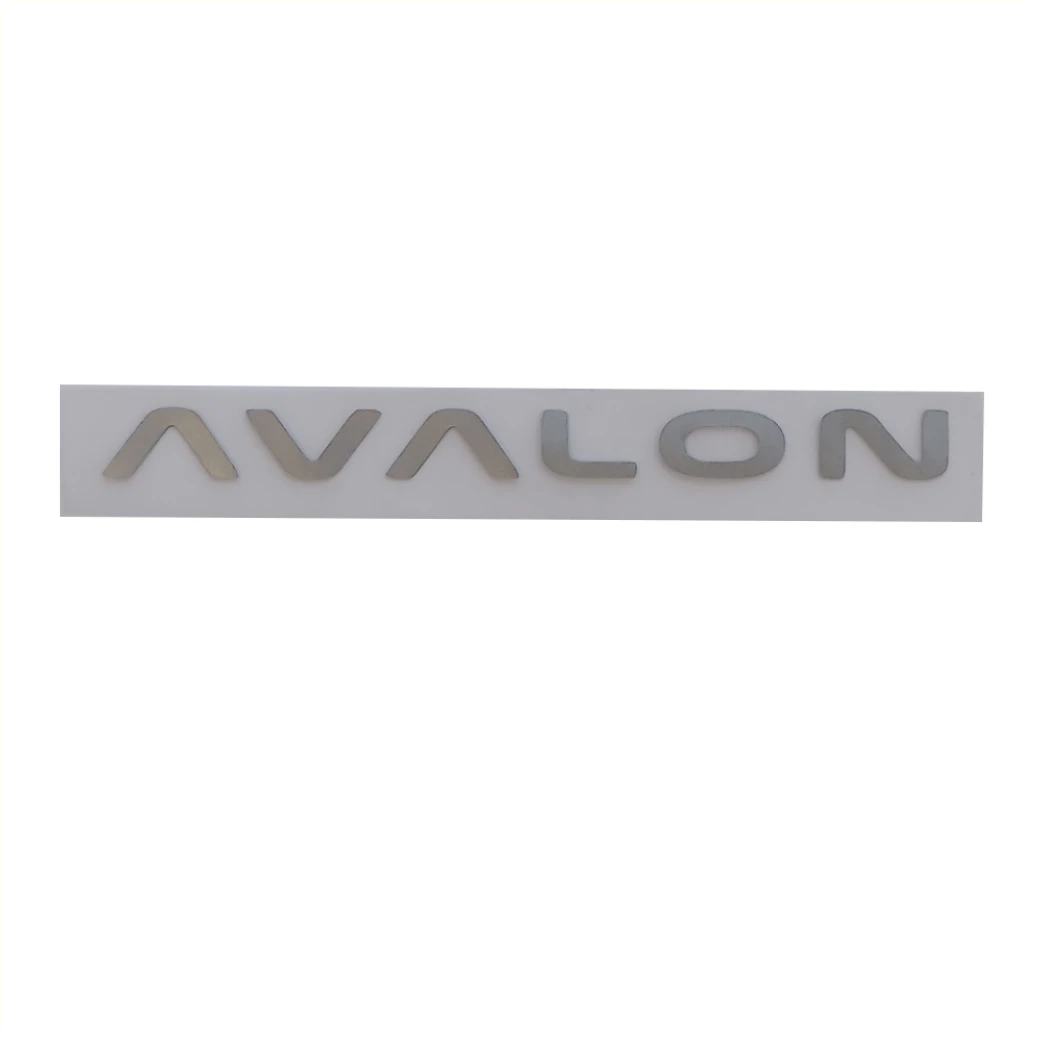 Logo set Avalon zilver [wordt alleen in combinatie met fietsen verkocht, niet los!] AE-trading