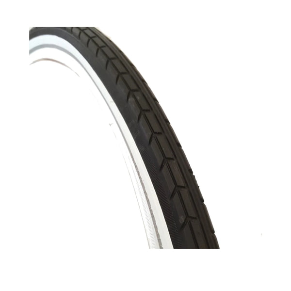 Buitenband: CST Classic Tradition (1mm anti-lek) Kleur: zwart/wit met reflectie Maat: 28x1.75x2, ETRTO 47-622 - AE-trading