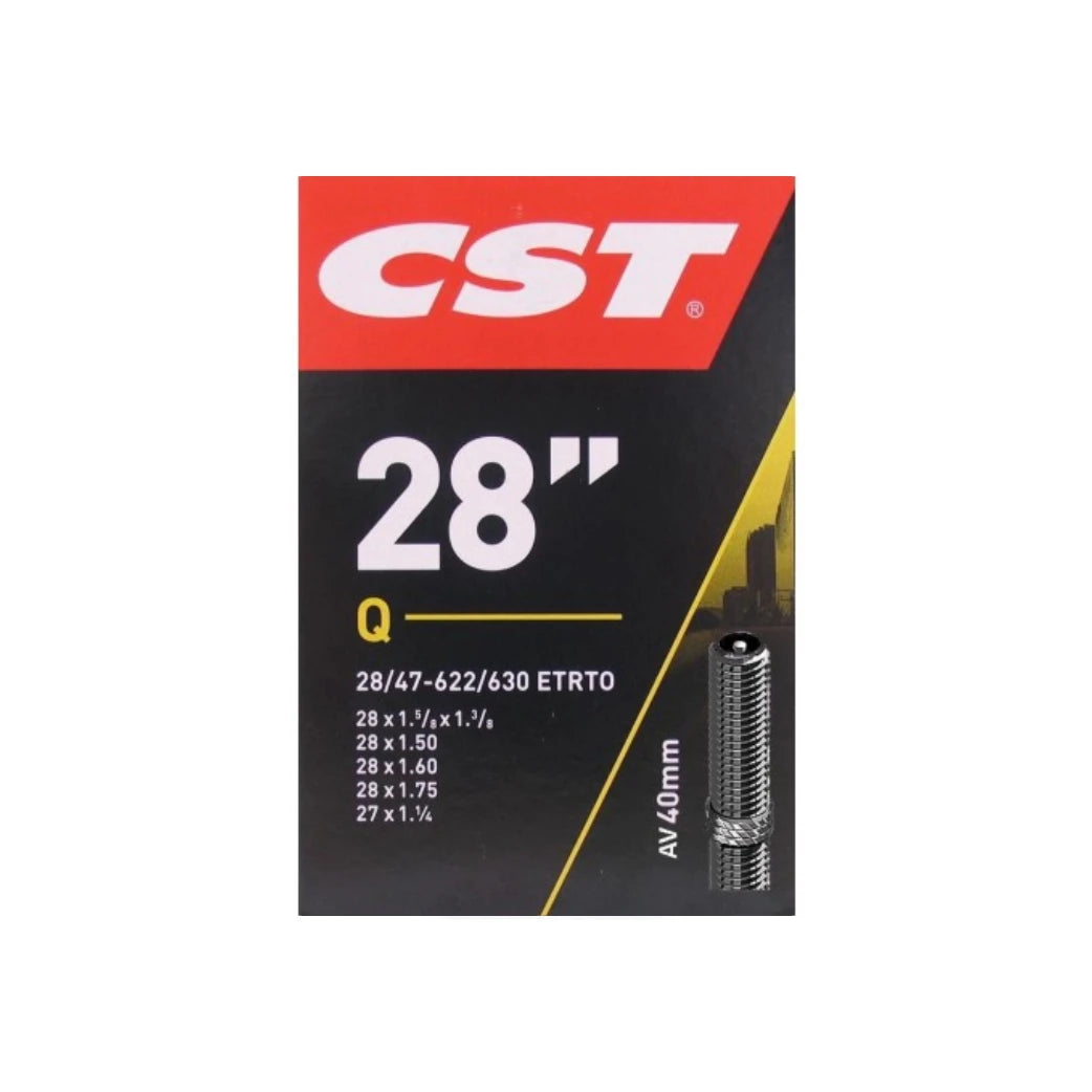 CST Fiets Binnenband 28x1 5/8x1 3/8 ETRTO 28/47-622-630 met 40mm Auto/Schrader Ventiel AE-trading