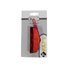 FALKX Modern achterlicht LED. 2 LEDs, 80/50mm montage bagagedrager met low battery indicator. inclusief batterijen (hangverpakking) - AE-trading