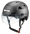 Helm Vito E Light Met Vizier Mat Zwart (Speed Pedelec) S/M (55 58 Cm) AE-trading