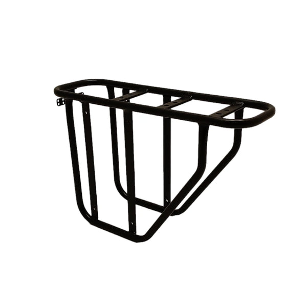 E-Delivery / bezorgfiets Steco achterdrager. Zonder montage materiaal, direct passend E-Delivery frame stang, kleur zwart. - AE-trading