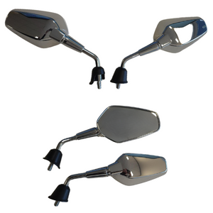 Spiegelset Aplus Sport Passend Op Vespa Sprint (M10) '24> Chroom (Kort) - AE-trading
