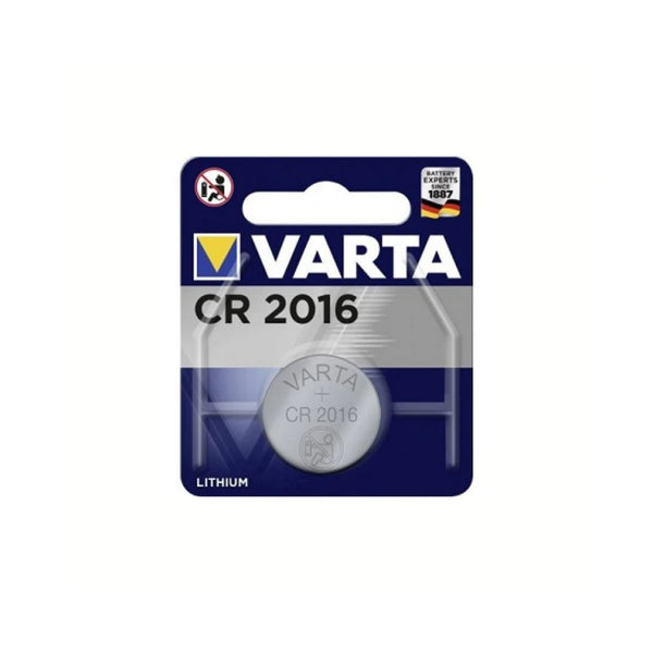 Varta Lithium knoopcel CR2016 3V batterij, per stuk in blister. (hangverpakking) - AE-trading