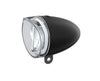 Spanninga Trendo XB Retro LED Koplamp, 15 Lux, Zwart, Inclusief Batterijen, StVZO Gekeurd (Hangverpakking) AE-trading