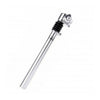 Post Moderne Verende Zadelpen ATB, 2-bouts Bevestiging, 27.2mm Zilver, 300mm Lang AE-trading