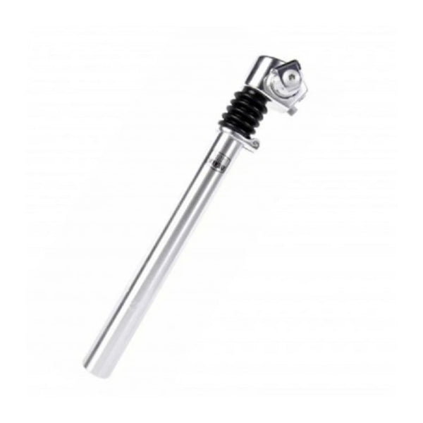 Post Moderne geveerde zadelpen ATB , 2 bouts bevestiging. 27.2 zilver 300mm - AE-trading