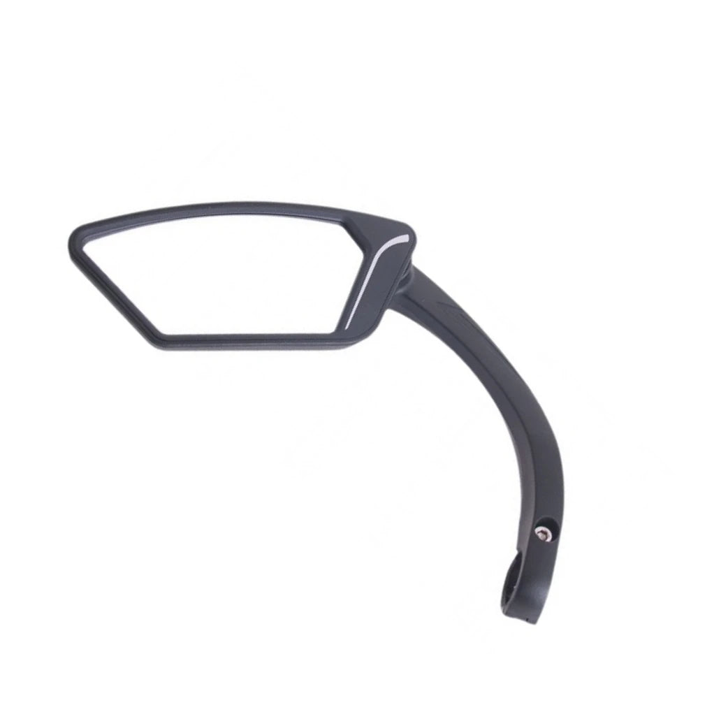 Spiegel E-bike links zwart. voor steun met een diameter van 22.2mm lengte spiegel 12cm, lengte arm: 16cm AE-trading