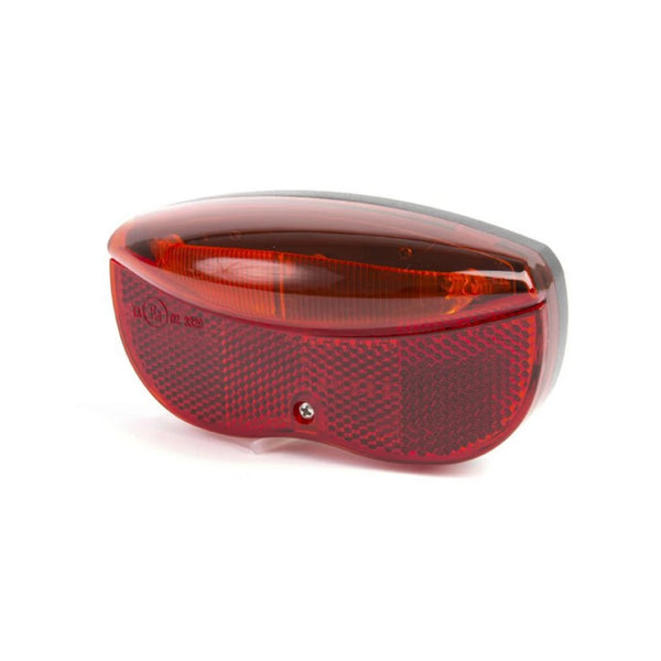 IkziLight drager achterlicht 5 led met reflector. 5 Lumen, lichtbereik tot 1000M. Montage afstand 80mm. incl. batterijen (werkplaatsverpakking) - AE-trading
