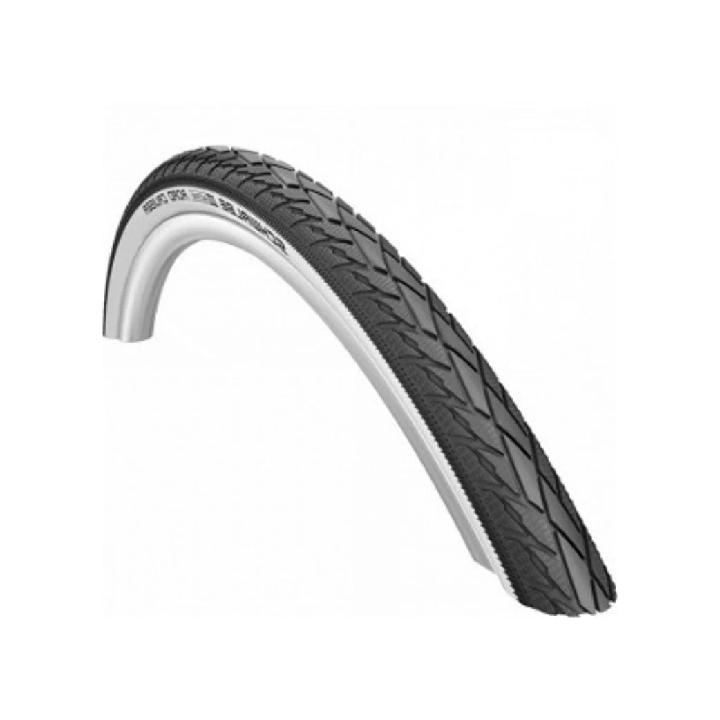 Buitenband: Schwalbe Road Cruiser (K-guard)
Kleur: Zwart/creme zonder reflectie
Maat: 28x1.75, 700x47C ETRTO 47-622 AE-trading