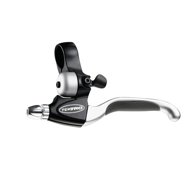 Tektro CL535F-RT V-brake remgreep met bel. Links, zwart satin (werkplaatsverpakking) - AE-trading