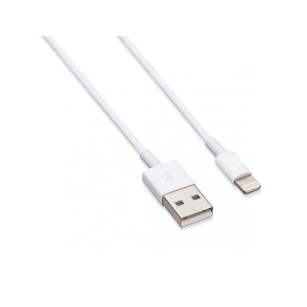 USB > iPhone Lightning kabel, wit 1.00M (hangverpakking) - AE-trading