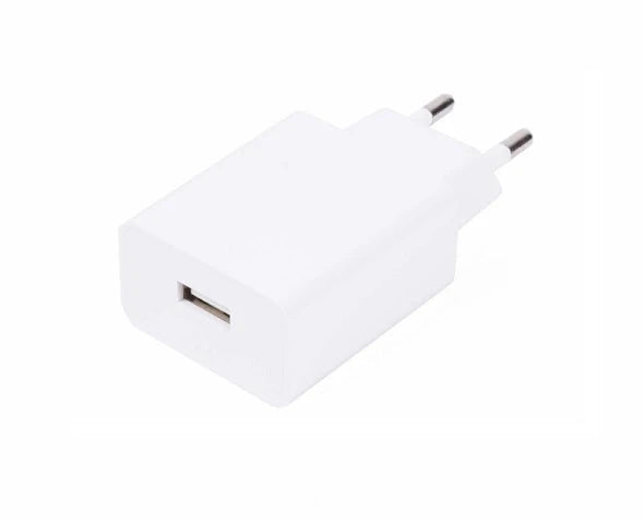 Krachtige USB Oplader 2A Wit (Inclusief Hangverpakking) AE-trading