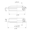 M-Wave 113mm Reparatietrapas voor BSA en ITA draad, Incl. Crankbouten - AE-trading