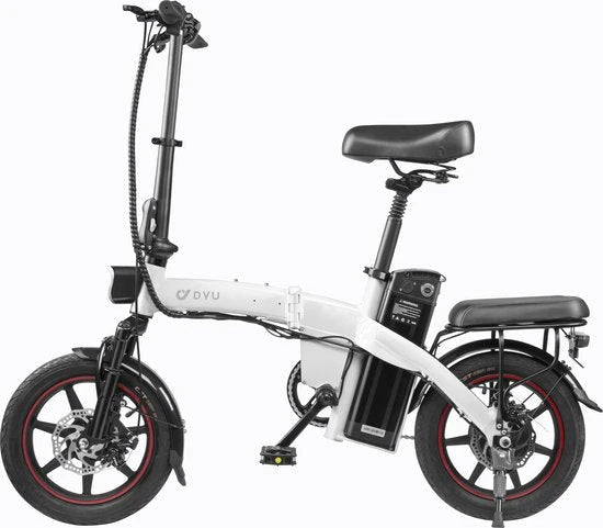 Dyu A5 Elektrische Vouwfiets Wit Fatbike