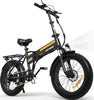 Hitway BK10 Fatbike Vouwfiets Elektrische Zwart Oranje AE-trading