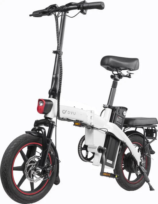 Dyu A5 Elektrische Vouwfiets Wit Fatbike