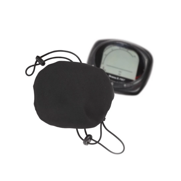 Mirage bescherm/regen hoes stuurdisplay E-bike, trekkoord met gespen max.11x8cm, zwart. waterdicht - AE-trading