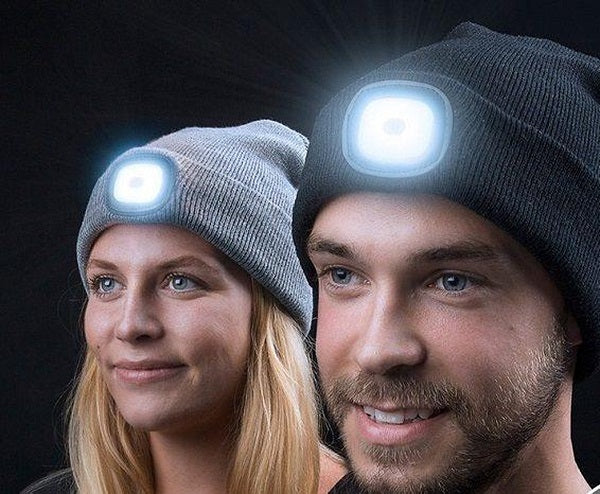 LED Muts met Verlichting (batterijen inbegrepen) 80 Lumen, Unisex One Size - AE-trading