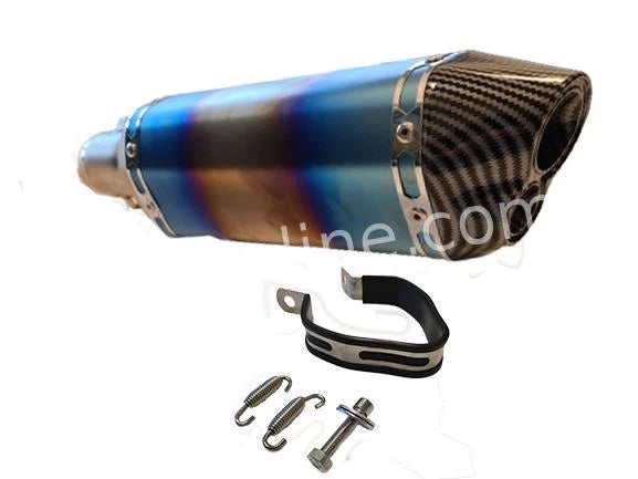 Uitlaat / Demper Aplus Carbon + Iridium Edition - AE-trading