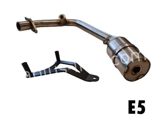 Rvs Uitlaatbocht + Ophanging Sprint/Primavera/Zip E5 - AE-trading