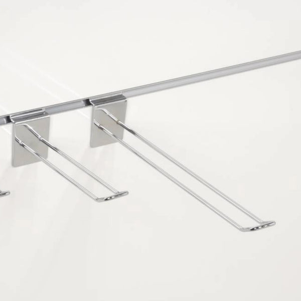 Slatwall/Lamel haak dubbel gesloten L20cm diam 4mm - AE-trading