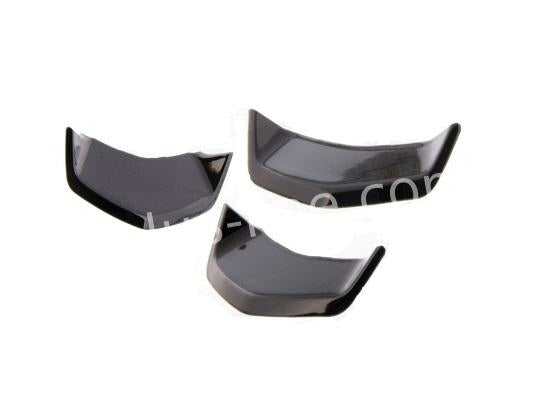 Sierstrip 3 Vins Aplus Passend Op Vespa Sprint / Primavera (Klein, Middel, Groot) Midden Voorscherm Glans Zwart - AE-trading