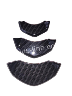 Sierstrip 3 Vins Aplus Passend Op Vespa Sprint (Klein, Middel, Groot) Midden Voorscherm Carbon - AE-trading