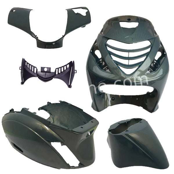 Plaatset Aplus Passend Op Piaggio Zip Sp 5 Delig Blue/Grey (Cameleon/Parelmoer Effect) - AE-trading